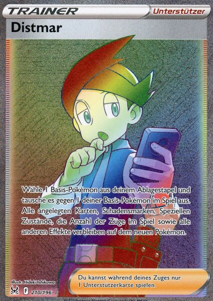 Pokemon Distmar DE 210/196 Verlorener Ursprung Rainbow