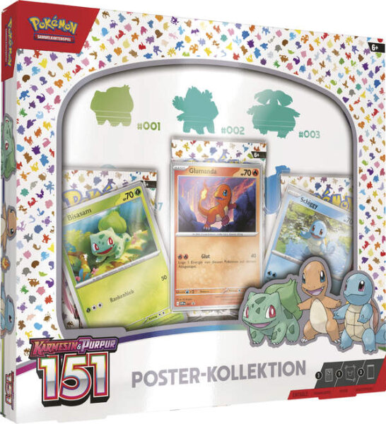 Pokémon: Karmesin & Purpur 151 - Poster Box deutsch