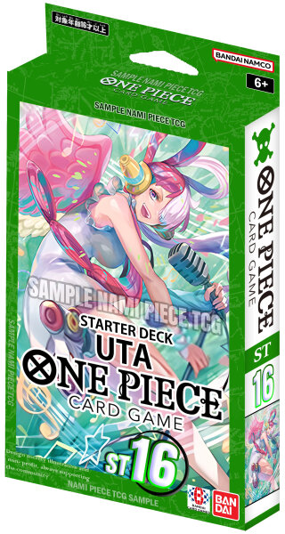 One Piece Card Game Green Uta ST-16 Starter Deck Englisch VORVERKAUF