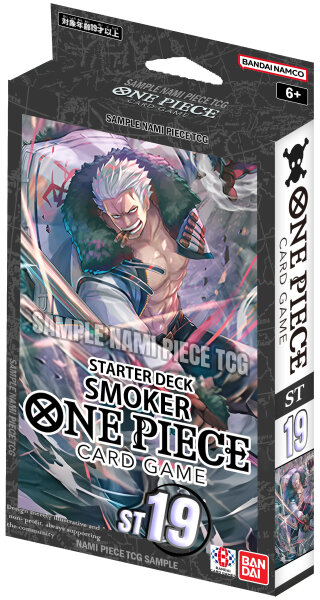 One Piece Card Game Black Smoker ST-19 Starter Deck Englisch Vorverkauf
